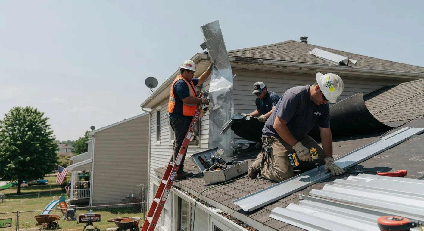Storm Damage Metal Roof Repair in Grand Marais, MN